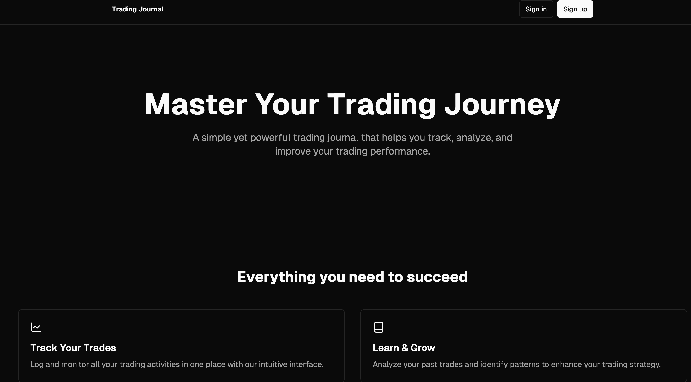 Trading Journal